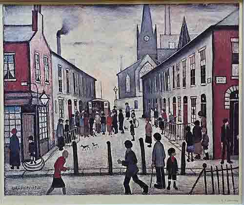 Fever Van, lowry signed print