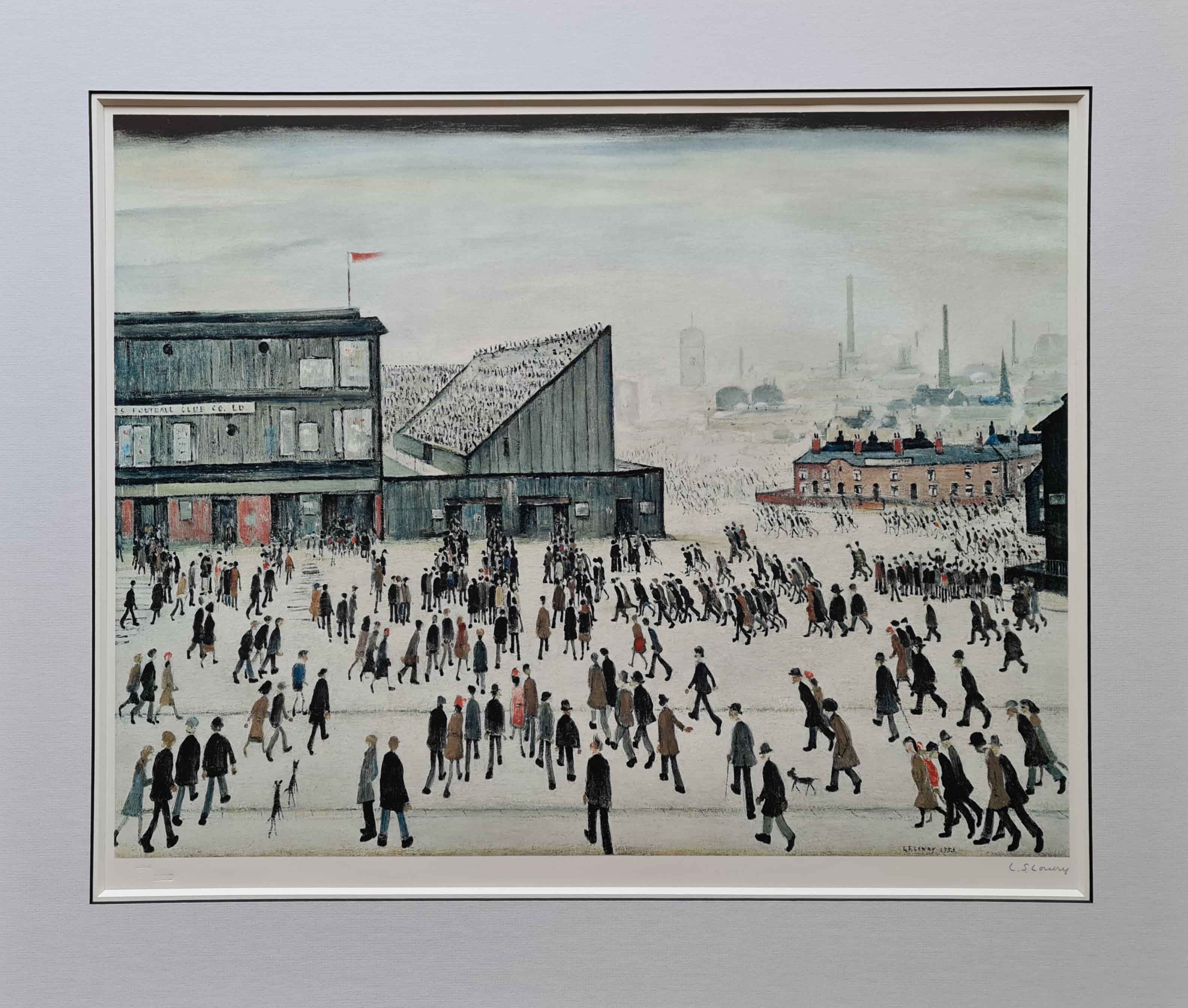 Lowry-signed-limited-edition-print-goingtothematch