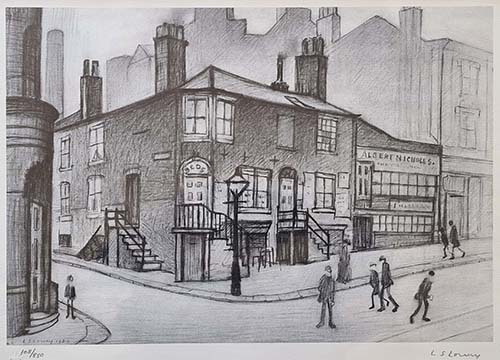 Great Ancoats Street, lowry signed print