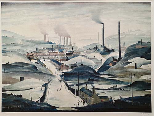 lowry, signed, prints, Industrial Panorama