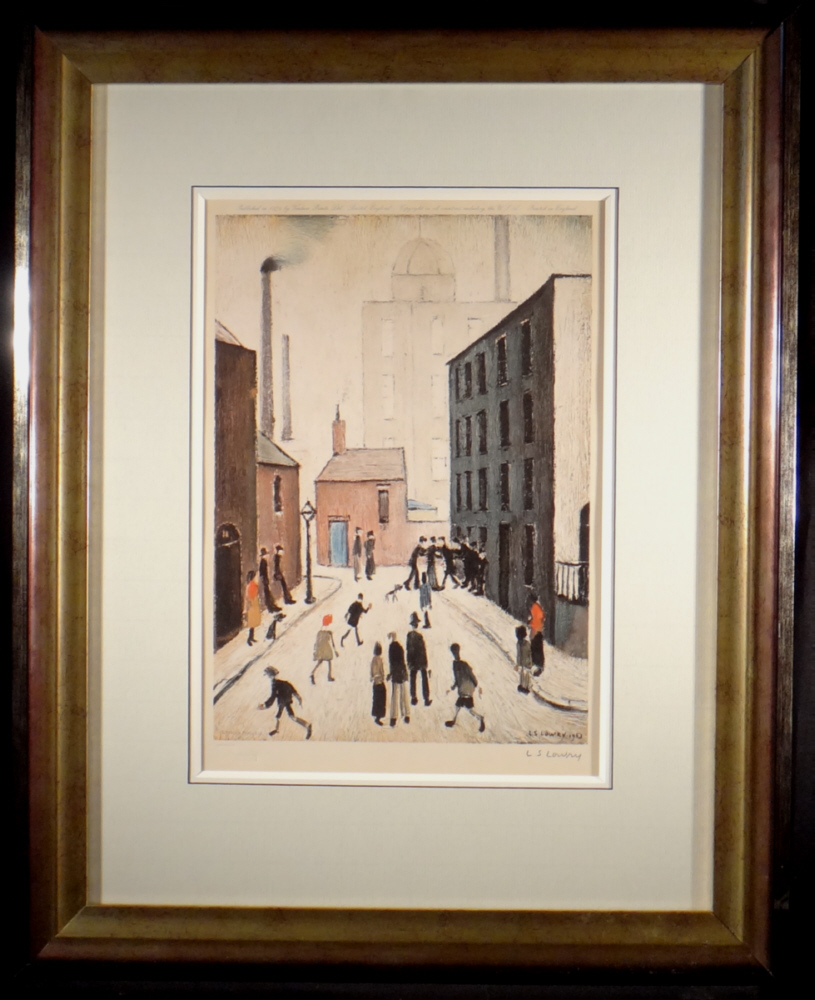 Lowry,industrial Scene, Signed Limited Print