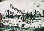 Industrial town, lowry signed print