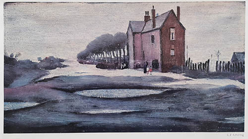 lowry, prints, lonely house