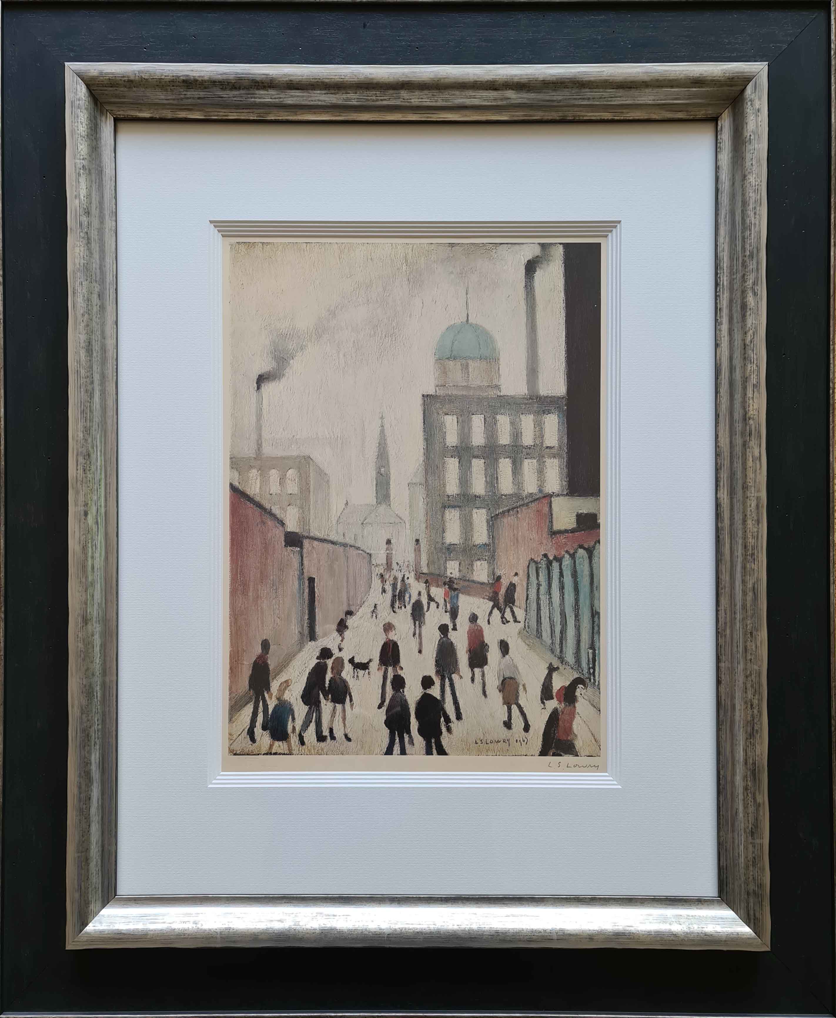 L.S.Lowry, Lowry, mrs swindell's picture, painting, print