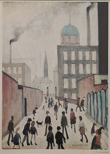 lowry, signed, prints, mrs swindell's picture