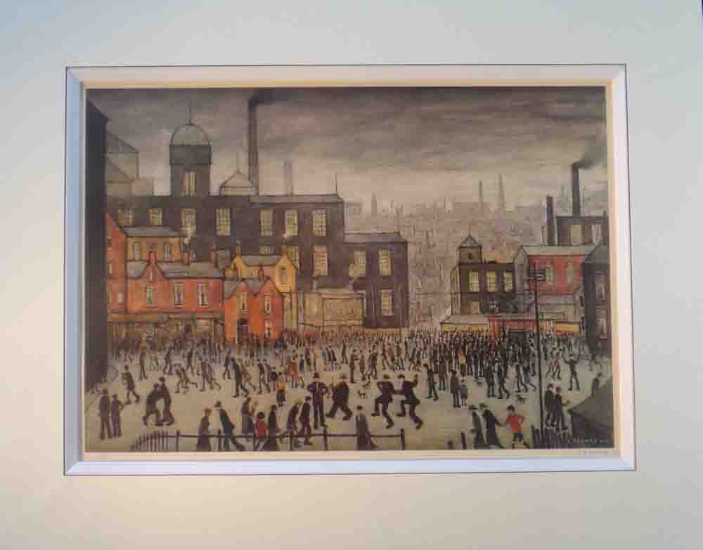 L.S.Lowry, Lowry, our town,signed limited edition, print