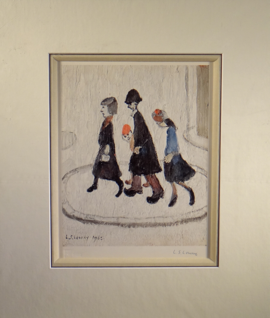 L.S.Lowry, Lowry,the Family, Signed Limited Edition Print