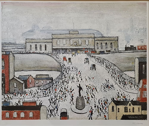 lowry prints, station approach